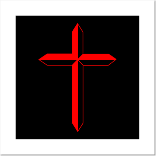 cross jesus Posters and Art